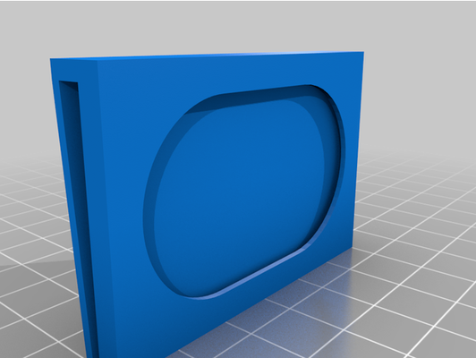storage cube label holder by gabeknuth 3d print model - Mito3D