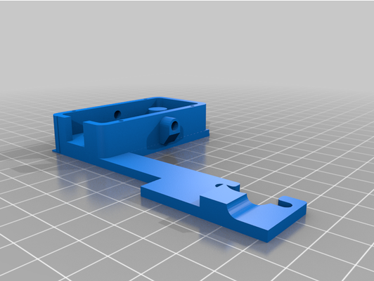 z axis filament sensor limit switch mount - ender 3 by chadwickthecrab creality extruder rear 3d print model - Mito3D