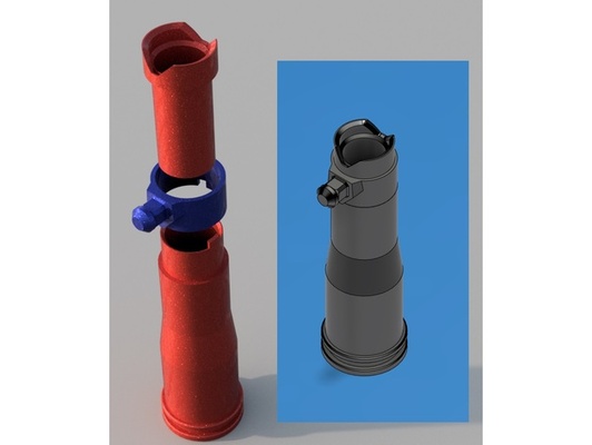 nerf ultra 5 culatra by cobra espuma blaster arma fogo 3d print model - Mito3D