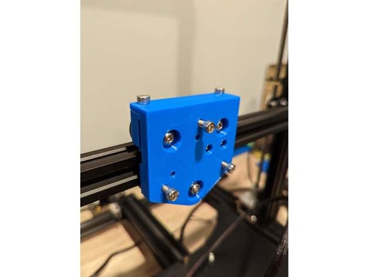 ender 3 cr-10 5-point m4 mounting system by wctt cr10 mount 3d print model - Mito3D
