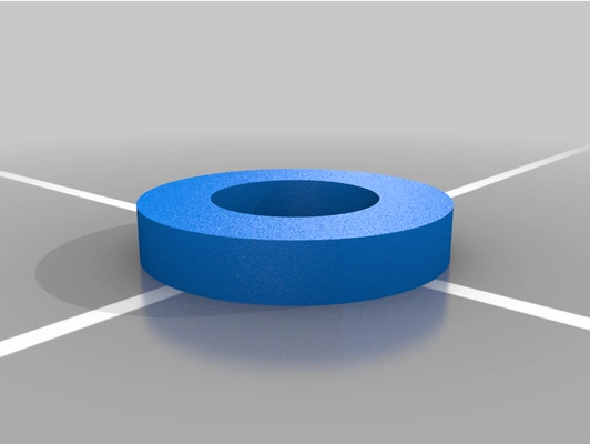 diapasón tecnología cubierta rueda lavadora by 3d azul huellas dactilares 3d print model - Mito3D