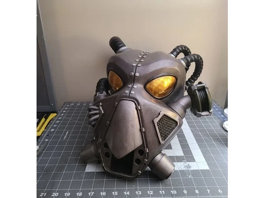 enclave puissance armure casque by fallout17 tomber vegas 3d print model - Mito3D