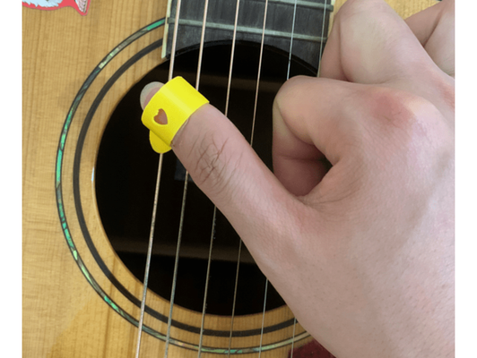 nail guitar finger by saoluntrang acoustic 3d print model - Mito3D