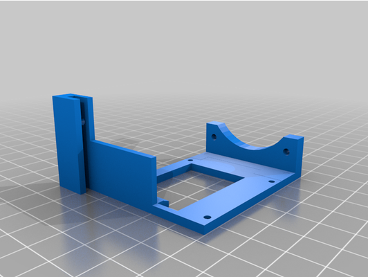 extended to add 4020 hot fan rounded out blower duct bed visibility by jschin1000 3d print model - Mito3D