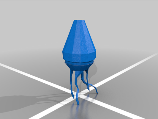 squid by kirbycreates 3d print model - Mito3D