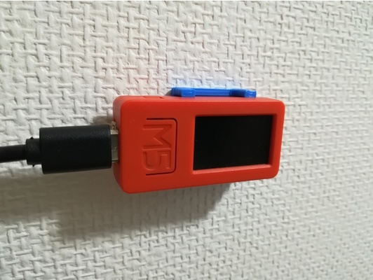 m5stickc holder by zero8 3d print model - Mito3D