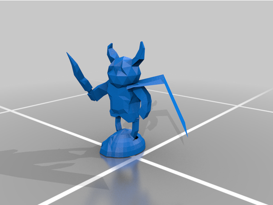 hueco caballero by kirbycrea acción figura personaje vídeo juego 3d print model - Mito3D