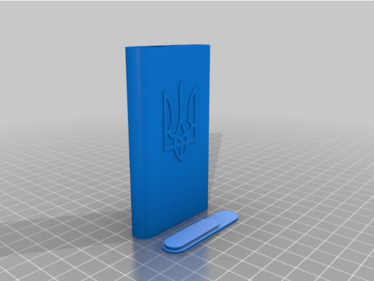 zigarette fälle ukraine emblem by rybaiho fall mantel 3d print model - Mito3D