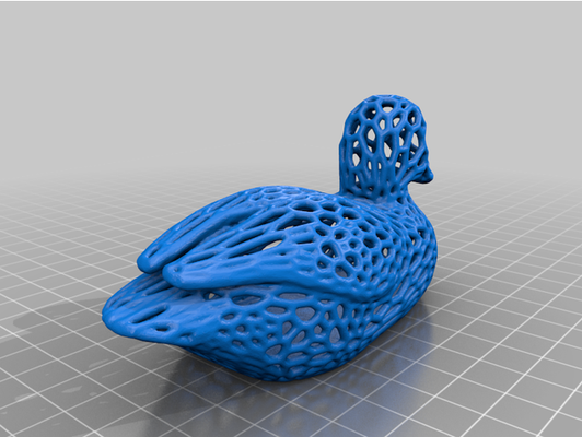 voronoi ördek yeniden düzenleme by harrismat 3d print model - Mito3D