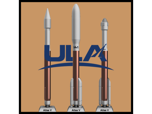 1 200 atlas v by asparrizar cohete espacio ula 3D print model - Mito3D