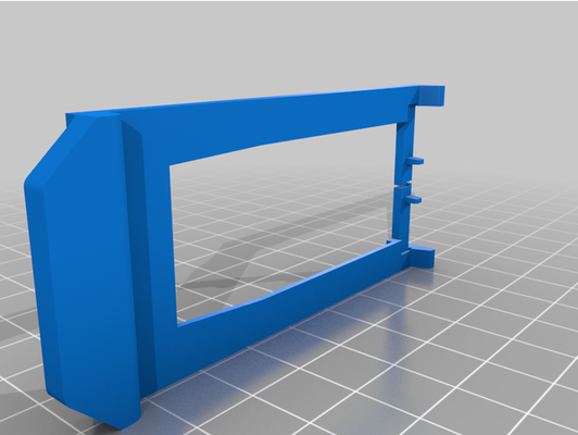 liebherr 7432602 fridge freezer door handle sliding tuonge by potatoino 3d print model - Mito3D