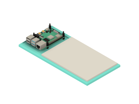 frambuesa pi desarrollo banco by scottgibb tablero circuitos soporte electrónica prototipos 2 montar 3 4 dev equipo 3d print model - Mito3D
