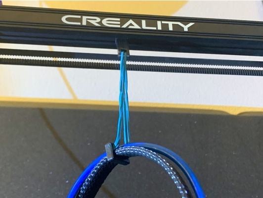 creality cr 6 se silgi grup bowden kılavuz by aktör kablo yönetim kordon cr6 cr6se tüp 3d print model - Mito3D