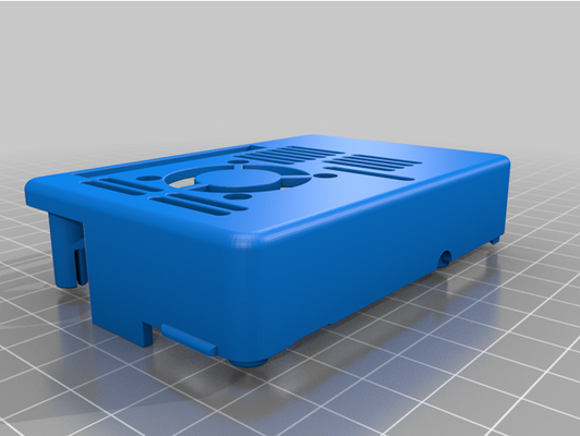 frambuesa pi 4b plano octoprint caso funda ventilador by descuidado pulpos raspberrypi 4 b montar 3d print model - Mito3D