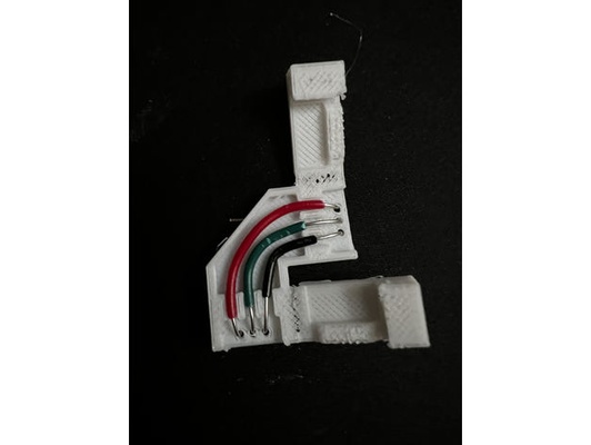solda canto conector grampo 3 pin conduziu faixa ws2812b by emmy0021 pin alfinetes conectores 3d print model - Mito3D