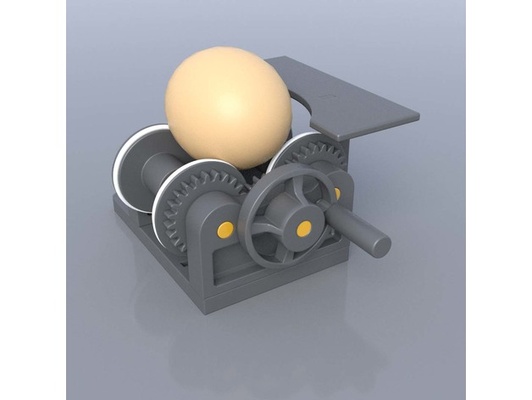 uovo tornio pittura uova by paul020559 pasqua 3d print model - Mito3D