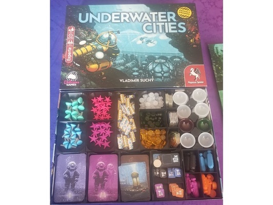 sott'acqua città intarsio incl espansione aggiornamento pacco by simp97 giochi tavolo gioco inserti giochi underwatercities 3d print model - Mito3D