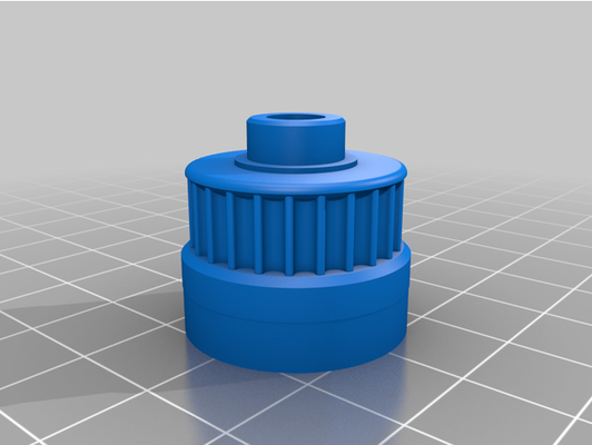 3dsets bamboo pulley 540 brushed &brushless motor pinion by yasindrn 3d print model - Mito3D