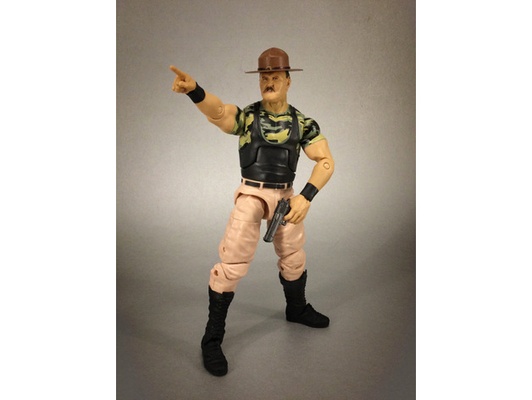 sergent abattage campagne chapeau by fjschuler percer gi joe sgt wwe wwf 3d print model - Mito3D