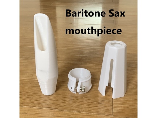 baritone sax mouthpiece by maaaakun299 cap music saxophone 3d print model - Mito3D