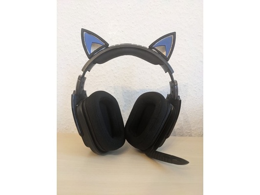 gatto orecchie auricolare by jojohnjohnson provvedere 3d print model - Mito3D