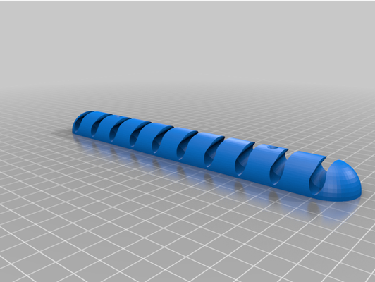 cable hanger holes by makermake 3d print model - Mito3D