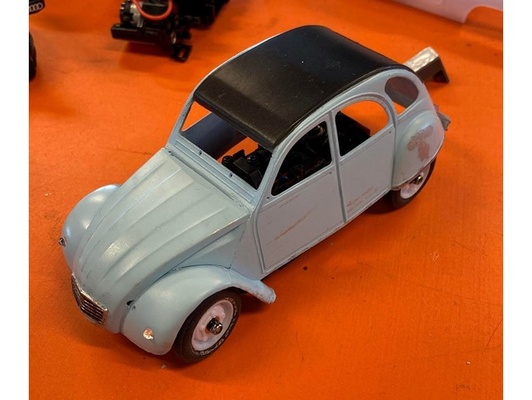 piuttosto citroen 2cv kyosho mini z conversione kit by empatico 124 miniatura sheller 3d print model - Mito3D