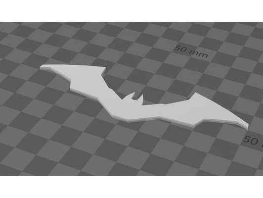 batman 2022 logotipo by leonardo1306 3d print model - Mito3D