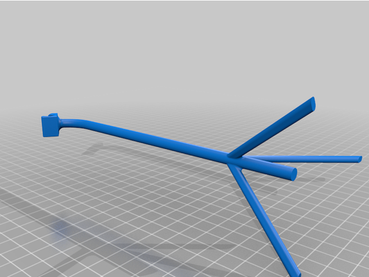 trombone stand by jacobmcbride20 3d print model - Mito3D