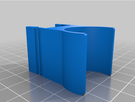 glue stick holder 25mm by elduendedelastucas 3d print model - Mito3D