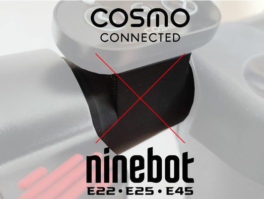 cosmo fernbedienung adapter ninebot kickscooter e22 e25 e45 by verwöhnte katze 3d print model - Mito3D