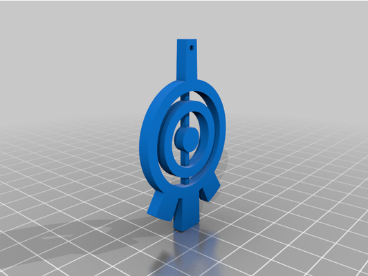 œil of xana porte clés gousset by ivo ouvriers 3d print model - Mito3D