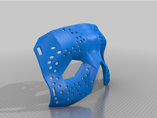 orthosis facial prototype by latem olop 3d print model - Mito3D