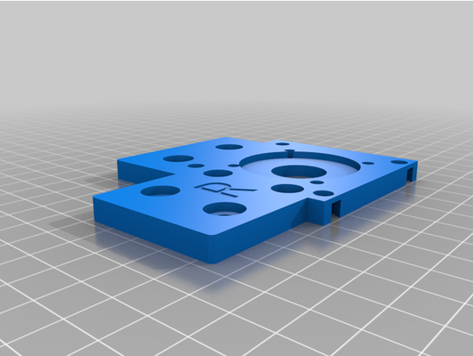 v-core 3 nema 23 adapter plate by necrodavid nema23 rat rig ratrig vcore vcore3 3d print model - Mito3D