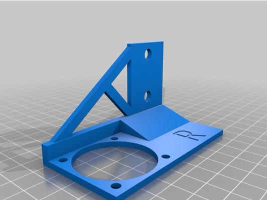 v-core 3 stepper cooling fan mount by necrodavid rat rig ratrig vcore vcore3 cooler 3d print model - Mito3D