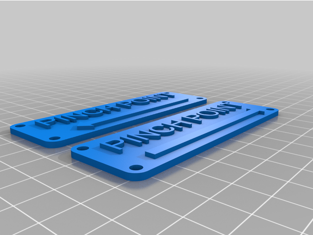 pincer point machine étiquette by samthelightmaster 3D print model - Mito3D