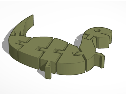 flexy dinosaure by bigbubba111 3d imprimante souple 3d print model - Mito3D