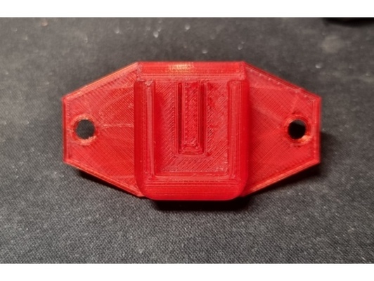 topeak rack fit cateye rear lamp holder by mettauk bike light mount pannier 3d print model - Mito3D