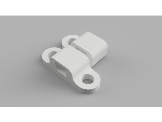 cable organizador by señor infierno acortar guía rail soporte administración gerente 3d print model - Mito3D