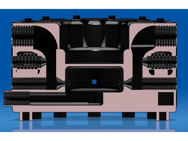 magnético compresión motor mce v3 by tr3xx compresion energía gratis verde neodimio perpetuo movimiento 3D print model - Mito3D