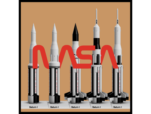 1 200 satürn i by asparrish nasa roket uzay 3d print model - Mito3D