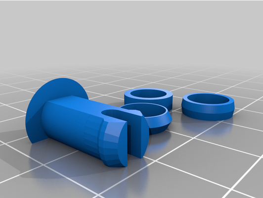 gear pin bushing by sugarpants 3d print model - Mito3D