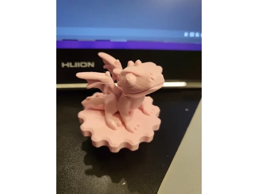 cute dragon z axis knob ender 3 by oerpink bowden extruder creality remix 3d print model - Mito3D