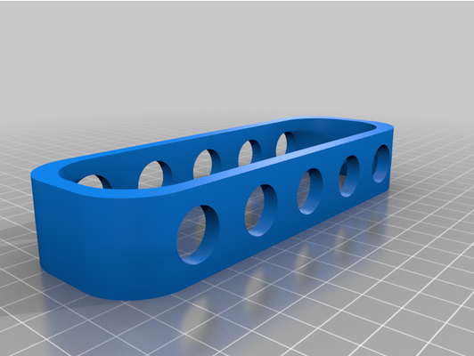 test or blood tube holder by roebou1302 rack stand 3d print model - Mito3D