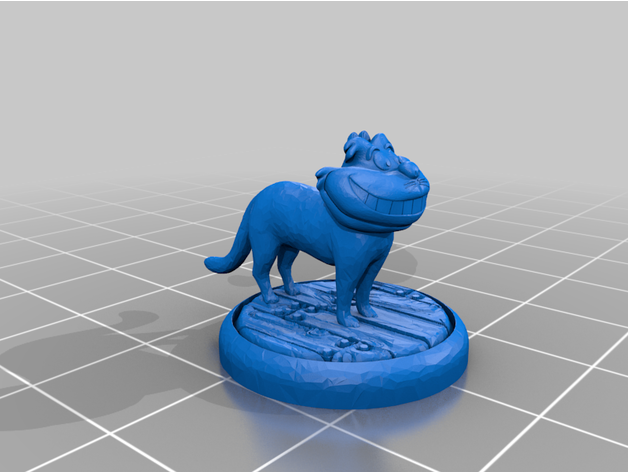 cheshire gatto by punto 3D print model - Mito3D