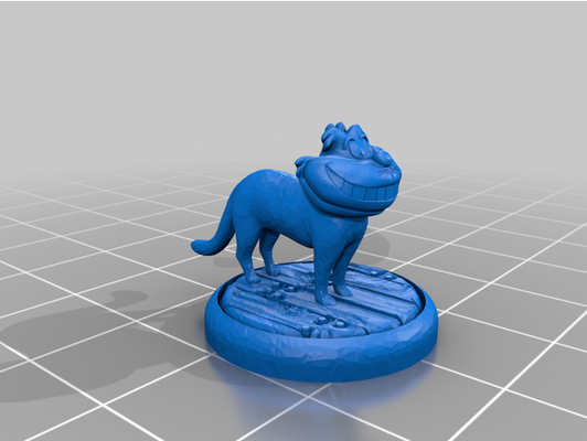 cheshire chat by point 3d print model - Mito3D