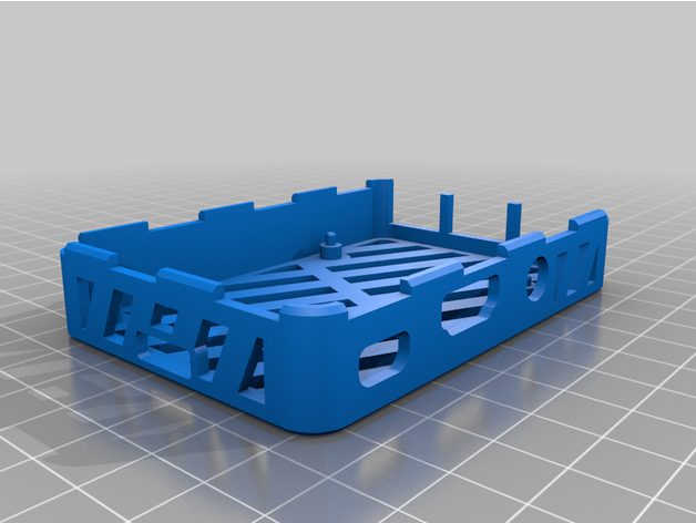 framboise pi 3b+ cas gaine slot monter by coolpal 3D print model - Mito3D