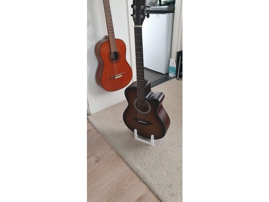 guitar stand by gizmo101 bedroom music musical instrument organization 3d print model - Mito3D