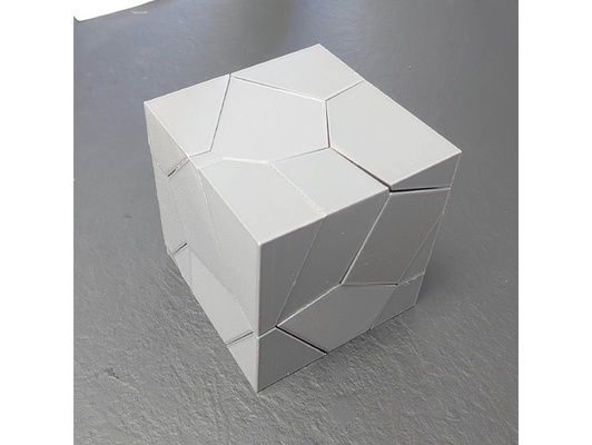 voronoi 3d puzzle - 20 pcs by ntorer cube 3d print model - Mito3D