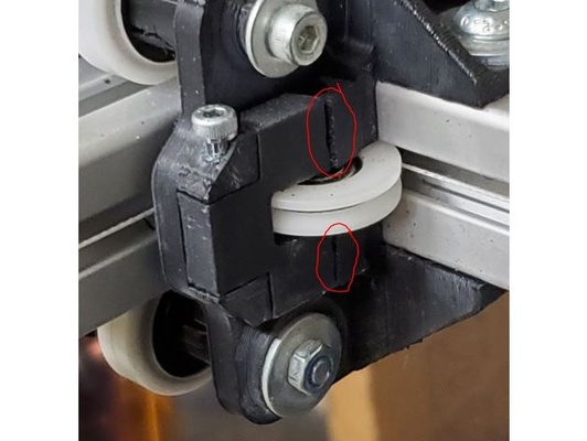 fusion 3 f410 pully retainer clip by tfd42 fixes fusion3 improvement upgrade 3d print model - Mito3D